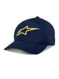Alpinestars Ageless Snapback Hat - Navy/ Hi Vis/Yellow