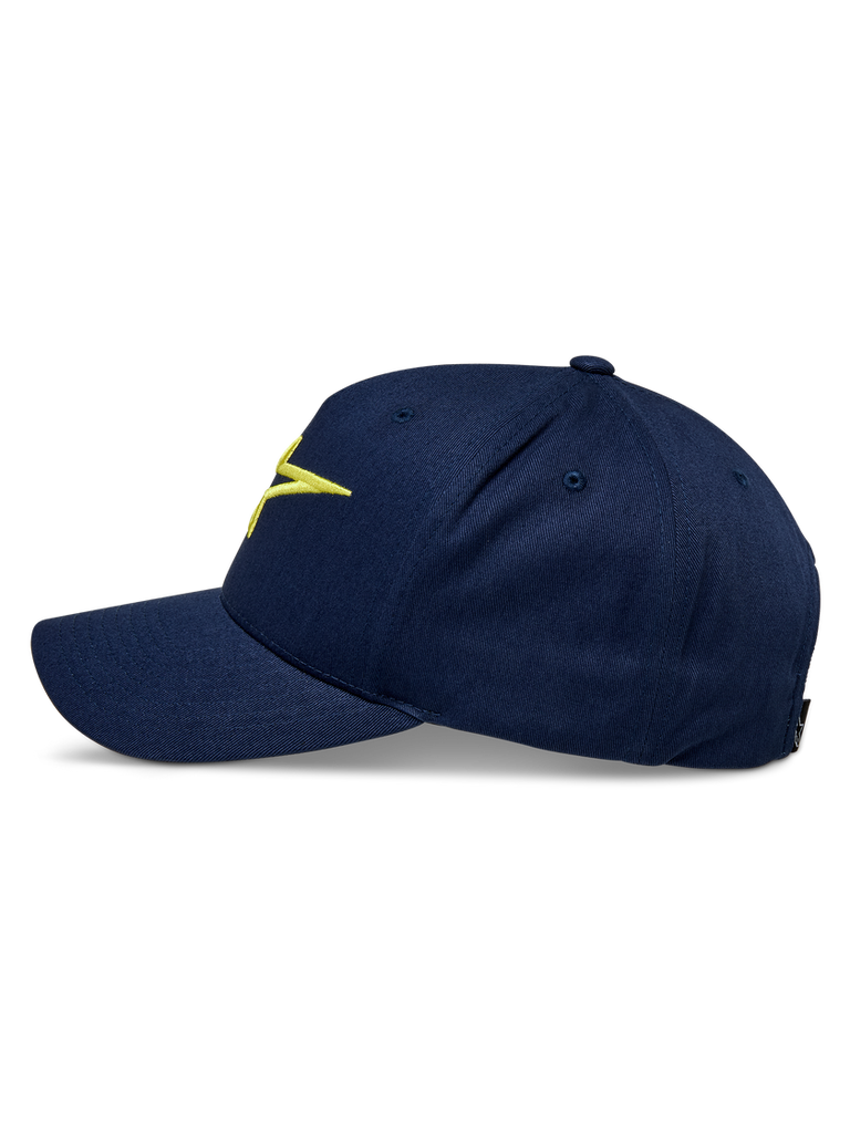 Alpinestars Ageless Snapback Hat - Navy/ Hi Vis/Yellow - View 2 | Everest Motorcycles