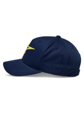 Load image into Gallery viewer, Alpinestars Ageless Snapback Hat - Navy/ Hi Vis/Yellow - View 2 | Everest Motorcycles