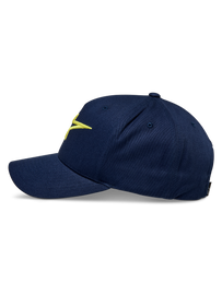 Alpinestars Ageless Snapback Hat - Navy/ Hi Vis/Yellow - View 2 | Everest Motorcycles
