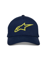 Load image into Gallery viewer, Alpinestars Ageless Snapback Hat - Navy/ Hi Vis/Yellow - View 5 | Everest Motorcycles