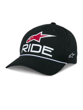 Load image into Gallery viewer, Alpinestars Ride Comp Snapback Hat - Black/White/Red - View 1 | Everest Motorcycles