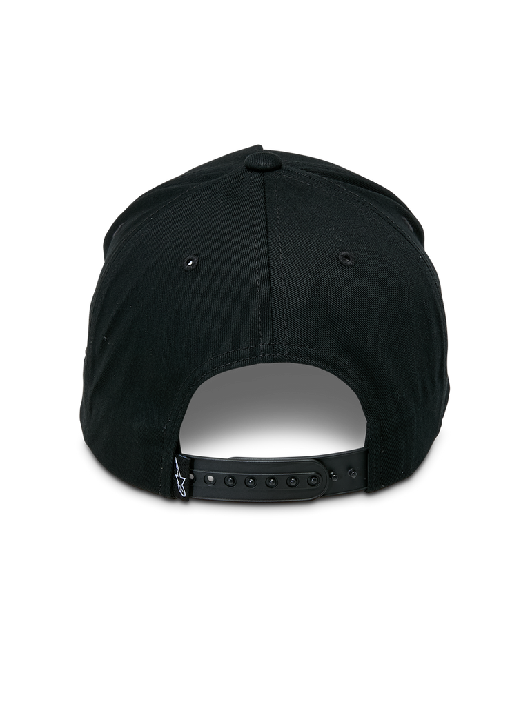 Alpinestars Ride Comp Snapback Hat - Black/White/Red - View 3 | Everest Motorcycles