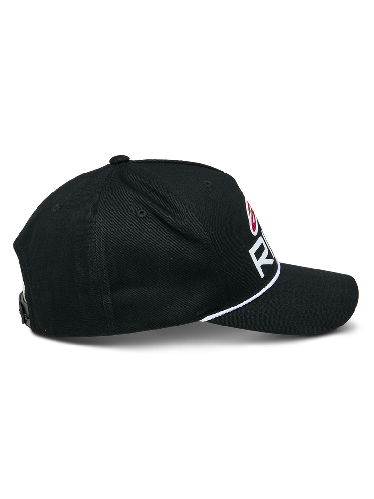 Alpinestars Ride Comp Snapback Hat - Black/White/Red - View 4 | Everest Motorcycles