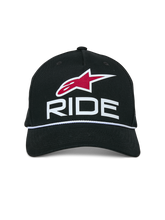 Load image into Gallery viewer, Alpinestars Ride Comp Snapback Hat - Black/White/Red - View 5 | Everest Motorcycles