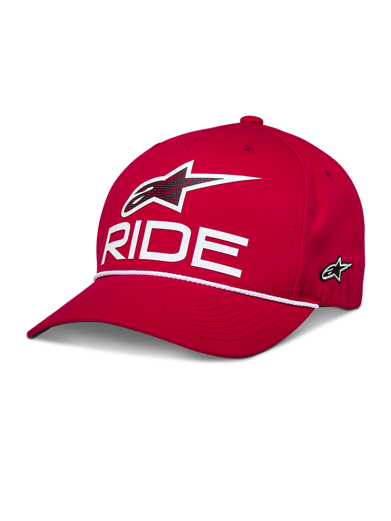 Alpinestars Ride Comp Snapback Hat - Red/White/Black - View 1 | Everest Motorcycles