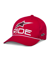 Alpinestars Ride Comp Snapback Hat - Red/White/Black - View 1 | Everest Motorcycles