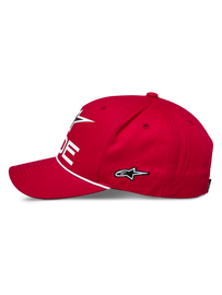 Alpinestars Ride Comp Snapback Hat - Red/White/Black - View 2 | Everest Motorcycles