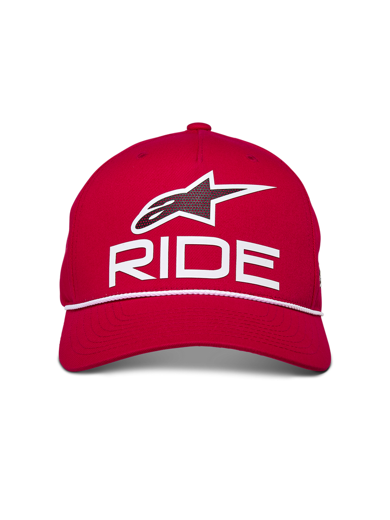Alpinestars Ride Comp Snapback Hat - Red/White/Black - View 5 | Everest Motorcycles