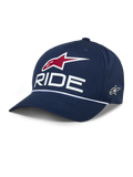 Alpinestars Ride Comp Snapback Hat - Navy/White/Red