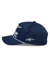 Alpinestars Ride Comp Snapback Hat - Navy/White/Red - View 2 | Everest Motorcycles