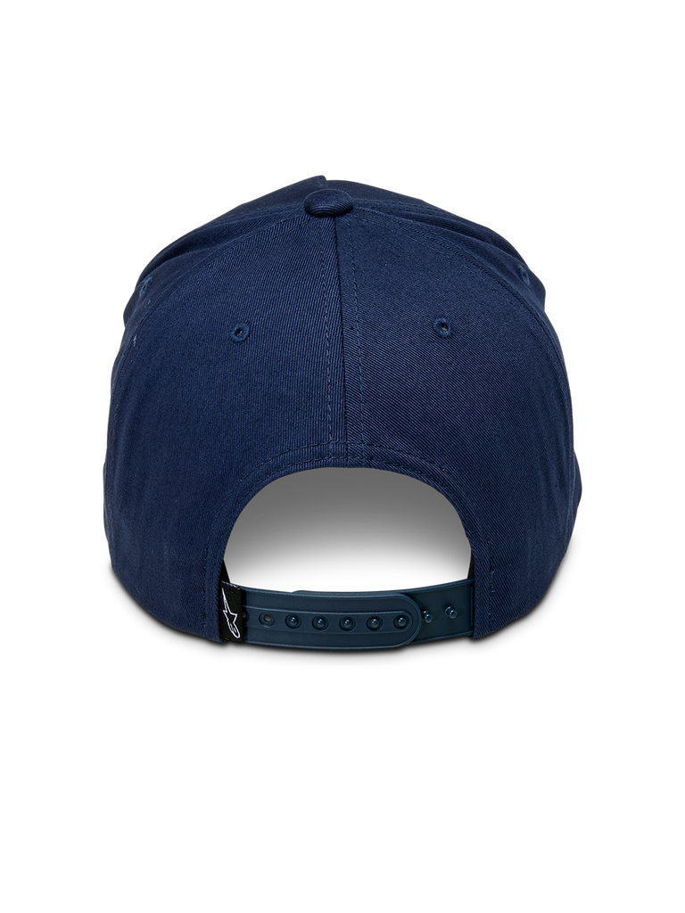 Alpinestars Ride Comp Snapback Hat - Navy/White/Red - View 3 | Everest Motorcycles