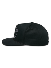Load image into Gallery viewer, Alpinestars Promptus Snapback Hat - Black - View 2 | Everest Motorcycles
