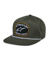 Load image into Gallery viewer, Alpinestars Promptus Snapback Hat - Military Green - View 1 | Everest Motorcycles