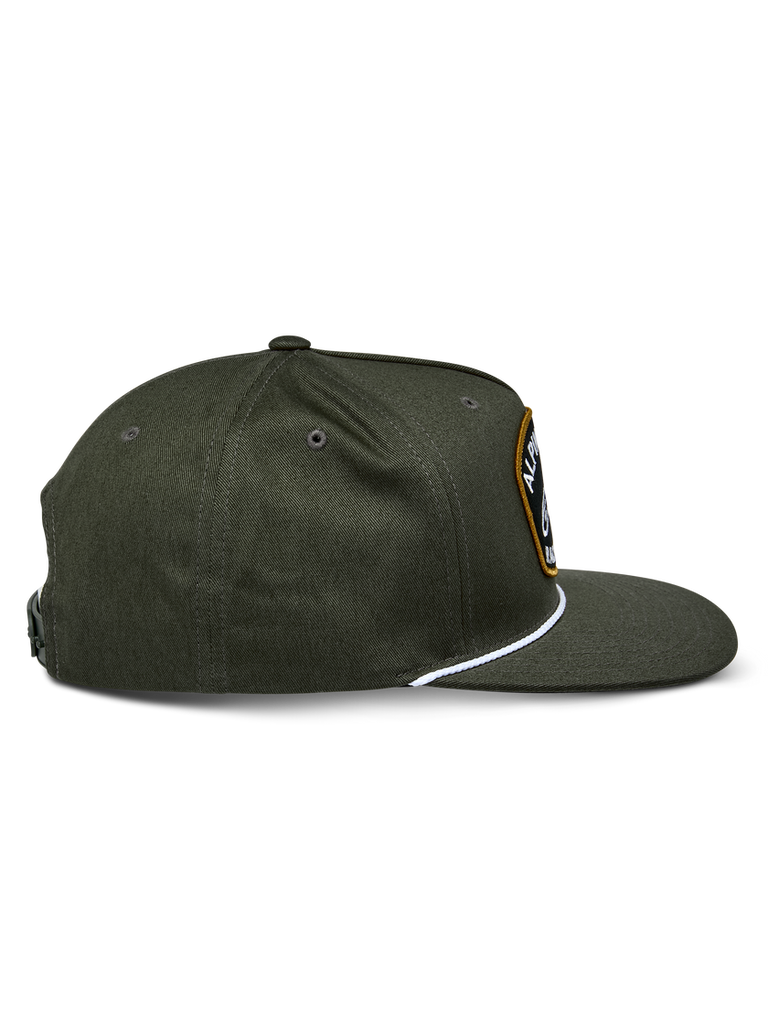 Alpinestars Promptus Snapback Hat - Military Green - View 4 | Everest Motorcycles