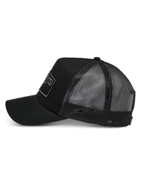Alpinestars Focus Trucker Hat - Black/Black - View 2 | Everest Motorcycles