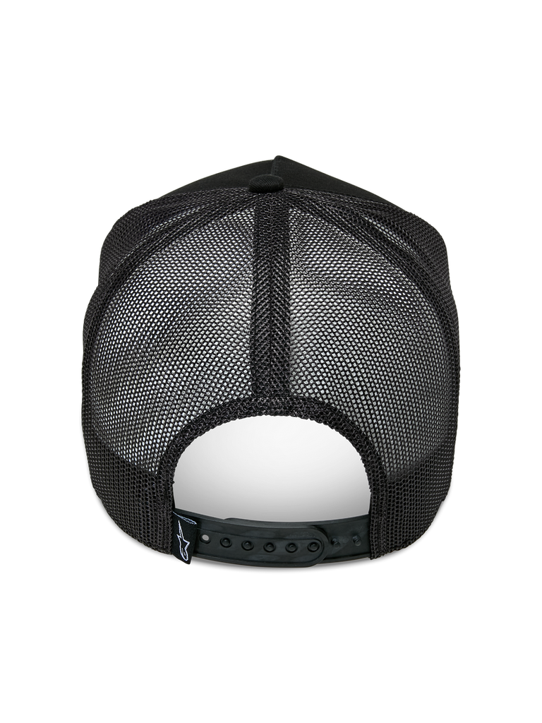 Alpinestars Focus Trucker Hat - Black/Black - View 3 | Everest Motorcycles