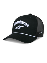 Load image into Gallery viewer, Alpinestars Agree Trucker Hat - Black/Black - View 1 | Everest Motorcycles