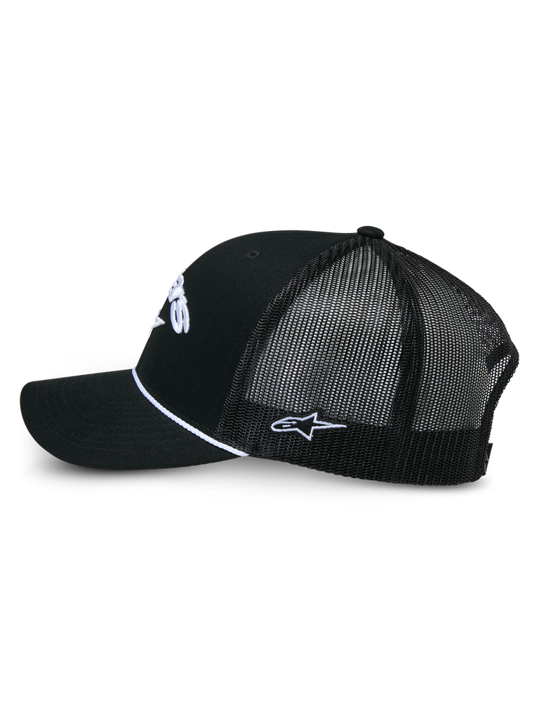 Alpinestars Agree Trucker Hat - Black/Black - View 2 | Everest Motorcycles