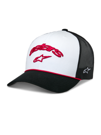 Alpinestars Agree Trucker Hat - White/Black - View 1 | Everest Motorcycles
