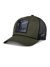 Load image into Gallery viewer, Alpinestars Booted Trucker Hat - Military Black - View 1 | Everest Motorcycles