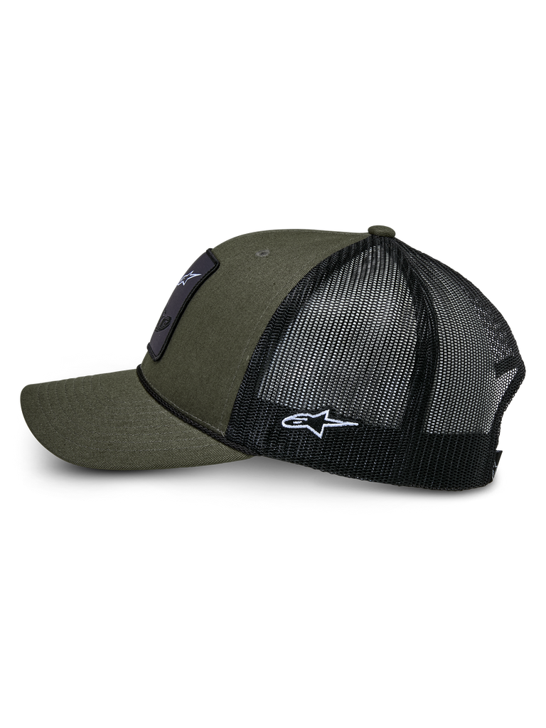 Alpinestars Booted Trucker Hat - Military Black - View 2 | Everest Motorcycles