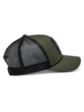 Load image into Gallery viewer, Alpinestars Booted Trucker Hat - Military Black - View 4 | Everest Motorcycles