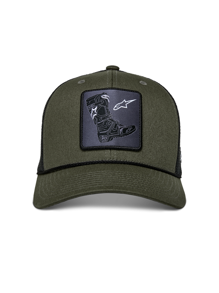 Alpinestars Booted Trucker Hat - Military Black - View 5 | Everest Motorcycles