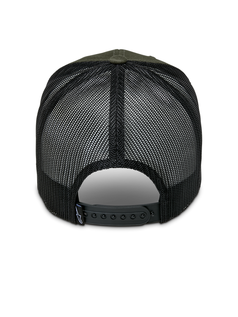 Alpinestars Booted Trucker Hat - Military Black - View 3 | Everest Motorcycles