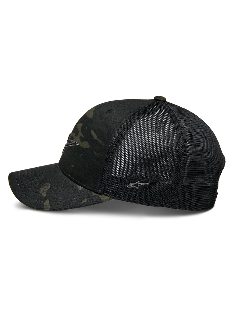 Alpinestars Recon Camo Trucker Hat - Black/Camo - View 2 | Everest Motorcycles