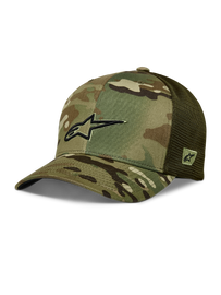 Alpinestars Recon Camo Trucker Hat - Green/Camo - View 1 | Everest Motorcycles