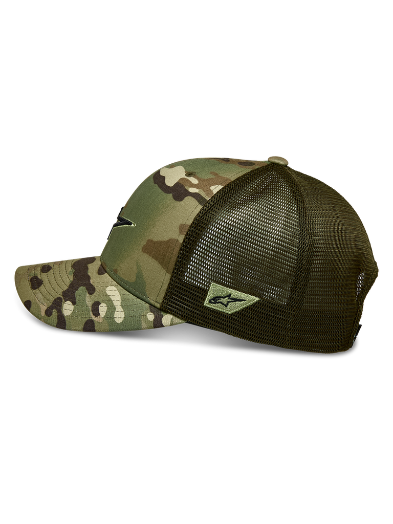 Alpinestars Recon Camo Trucker Hat - Green/Camo - View 2 | Everest Motorcycles