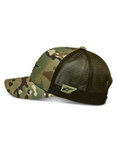 Load image into Gallery viewer, Alpinestars Recon Camo Trucker Hat - Green/Camo - View 2 | Everest Motorcycles