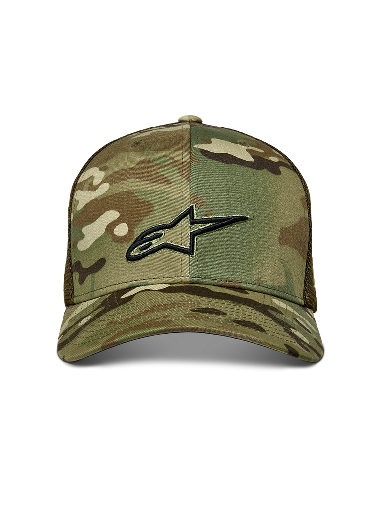 Alpinestars Recon Camo Trucker Hat - Green/Camo - View 5 | Everest Motorcycles
