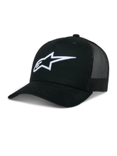 Load image into Gallery viewer, Alpinestars Ageless Trucker Hat - Black/Black - View 1 | Everest Motorcycles