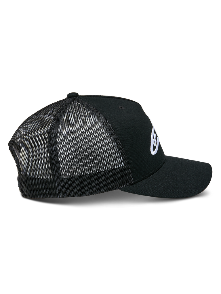 Alpinestars Ageless Trucker Hat - Black/Black - View 4 | Everest Motorcycles