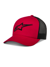 Load image into Gallery viewer, Alpinestars Ageless Trucker Hat - Red/Black - View 1 | Everest Motorcycles