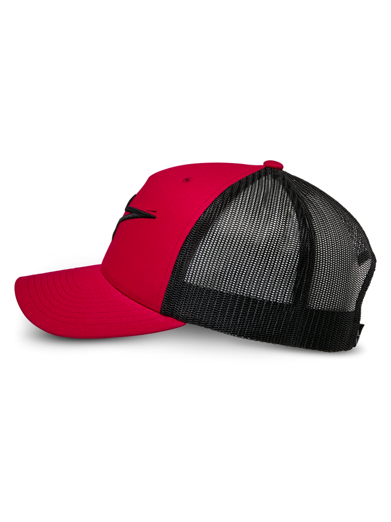 Alpinestars Ageless Trucker Hat - Red/Black - View 2 | Everest Motorcycles