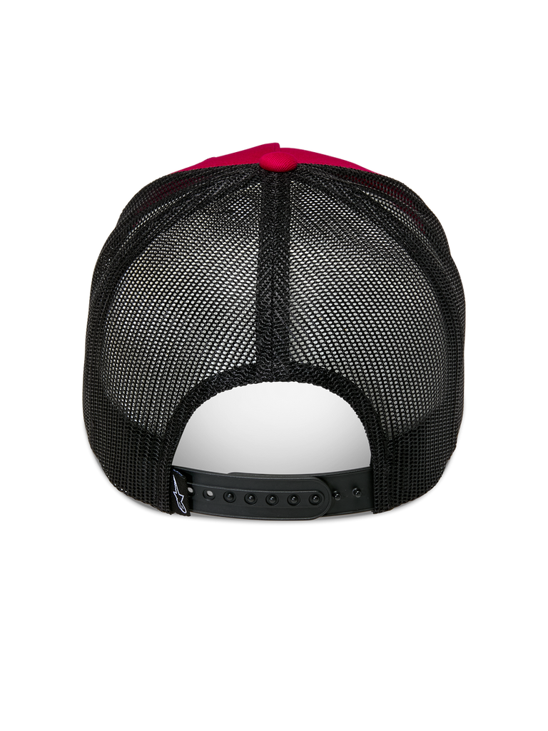 Alpinestars Ageless Trucker Hat - Red/Black - View 4 | Everest Motorcycles