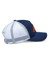 Load image into Gallery viewer, Alpinestars Ageless Trucker Hat - Navy/White - View 4 | Everest Motorcycles