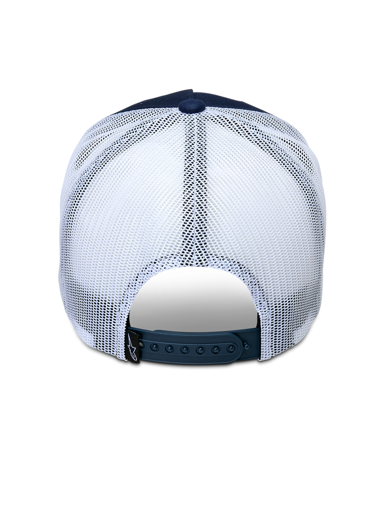 Alpinestars Ageless Trucker Hat - Navy/White - View 3 | Everest Motorcycles