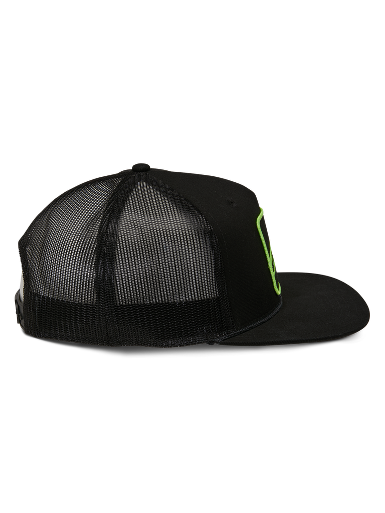Alpinestars Control Trucker Hat - Black/Black - View 4 | Everest Motorcycles