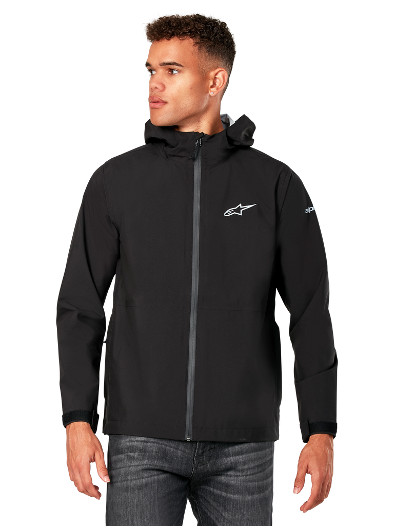 Alpinestars Kascade Rain Jacket - Black - View 2 | Everest Motorcycles