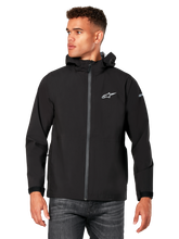 Load image into Gallery viewer, Alpinestars Kascade Rain Jacket - Black - View 2 | Everest Motorcycles