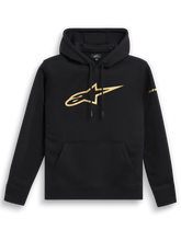 Load image into Gallery viewer, Alpinestars Gilded Hoodie - Black/Gold