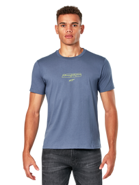 Alpinestars Bold Type Back Csf Ss Tee - Slate Blue