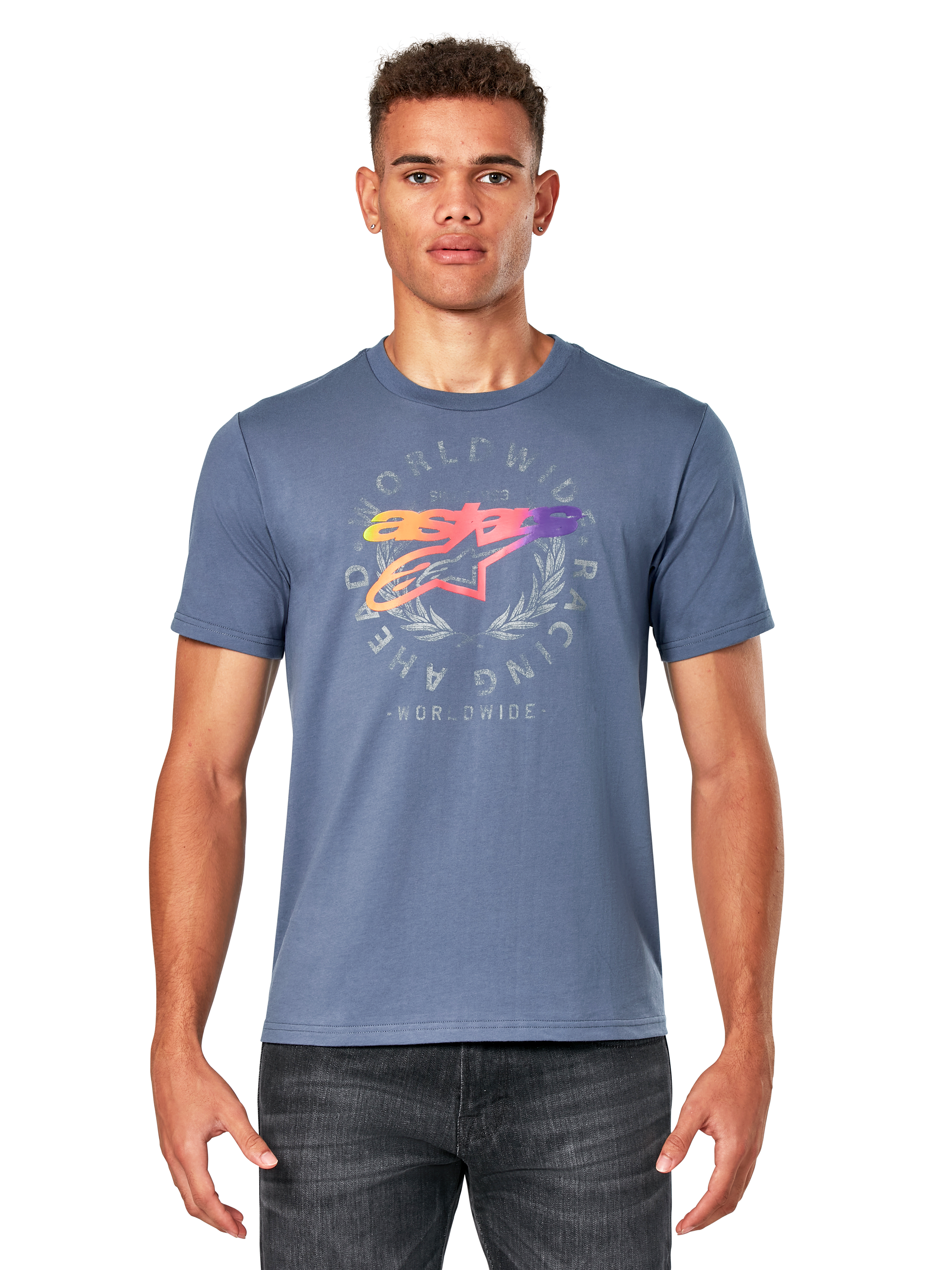 Alpinestars Overlay Csf Ss Tee - Slate Blue