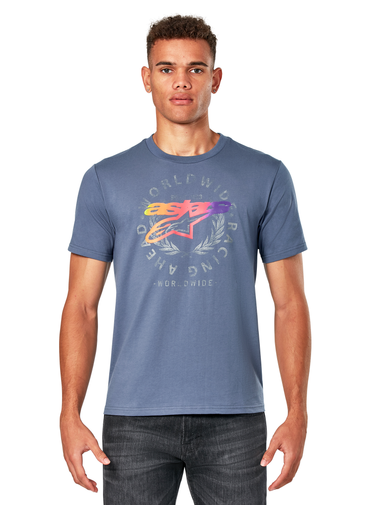 Alpinestars Overlay Csf Ss Tee - Slate Blue