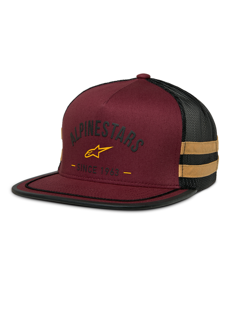 Alpinestars Backline Trucker Hat - Brick/Black Mustard