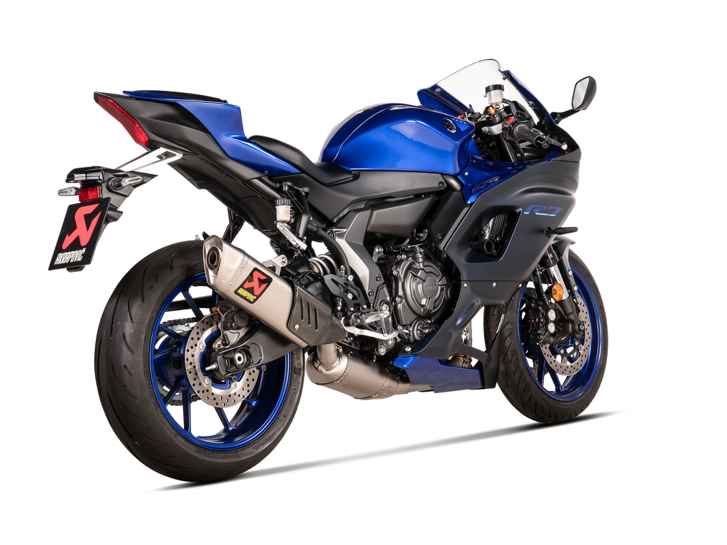 Akrapovic Yamaha R7 21>25 Racing Line (Titanium) - EC/ECE type-approved - View 3 | Everest Motorcycles